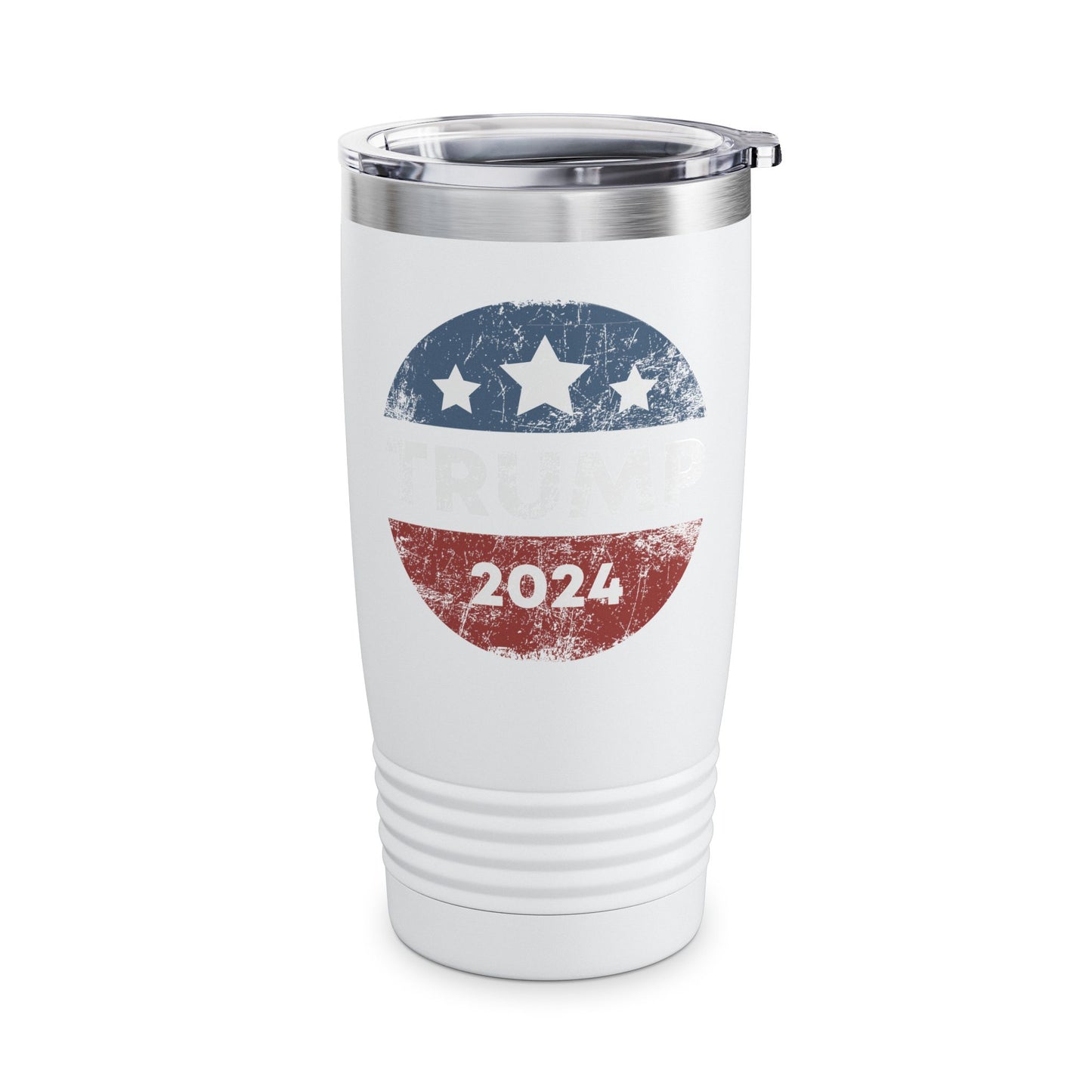 Trump 2024 Retro Campaign Button Re Elect President Trump Tumbler For Men Women Tumbler