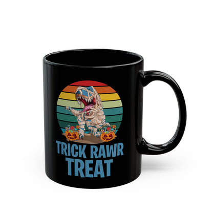 Funny Trick Rawr Treat Halloween Costume Pumpkin Dinosaur Candy T-Rex Coffee Mug