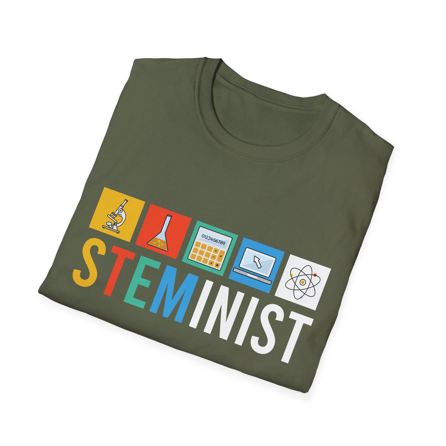 Steminist Science Technology Engineering Math STEM T-Shirt Men Women Teacher