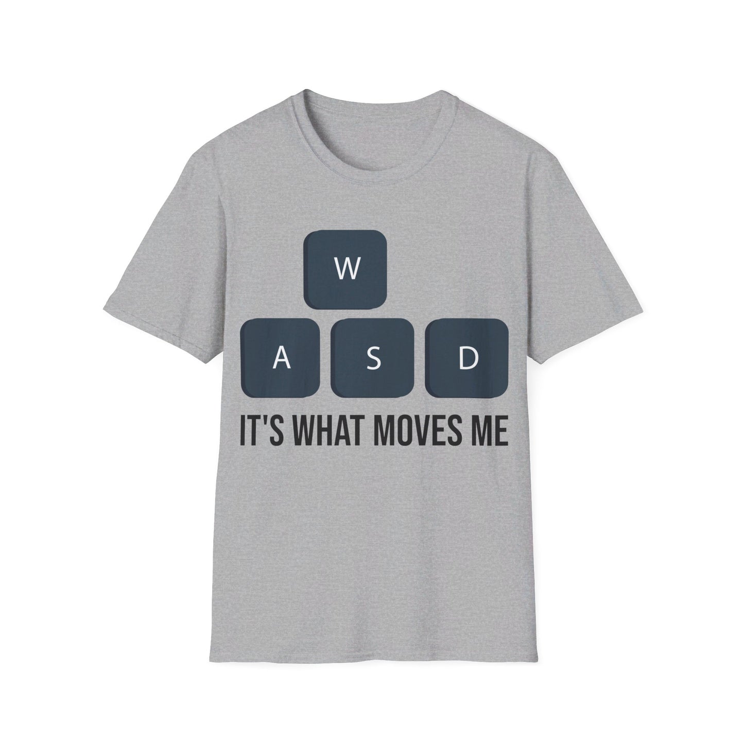 WASD It's What Moves Me Funny Computer Video Games Gamer PC Gaming T-Shirt