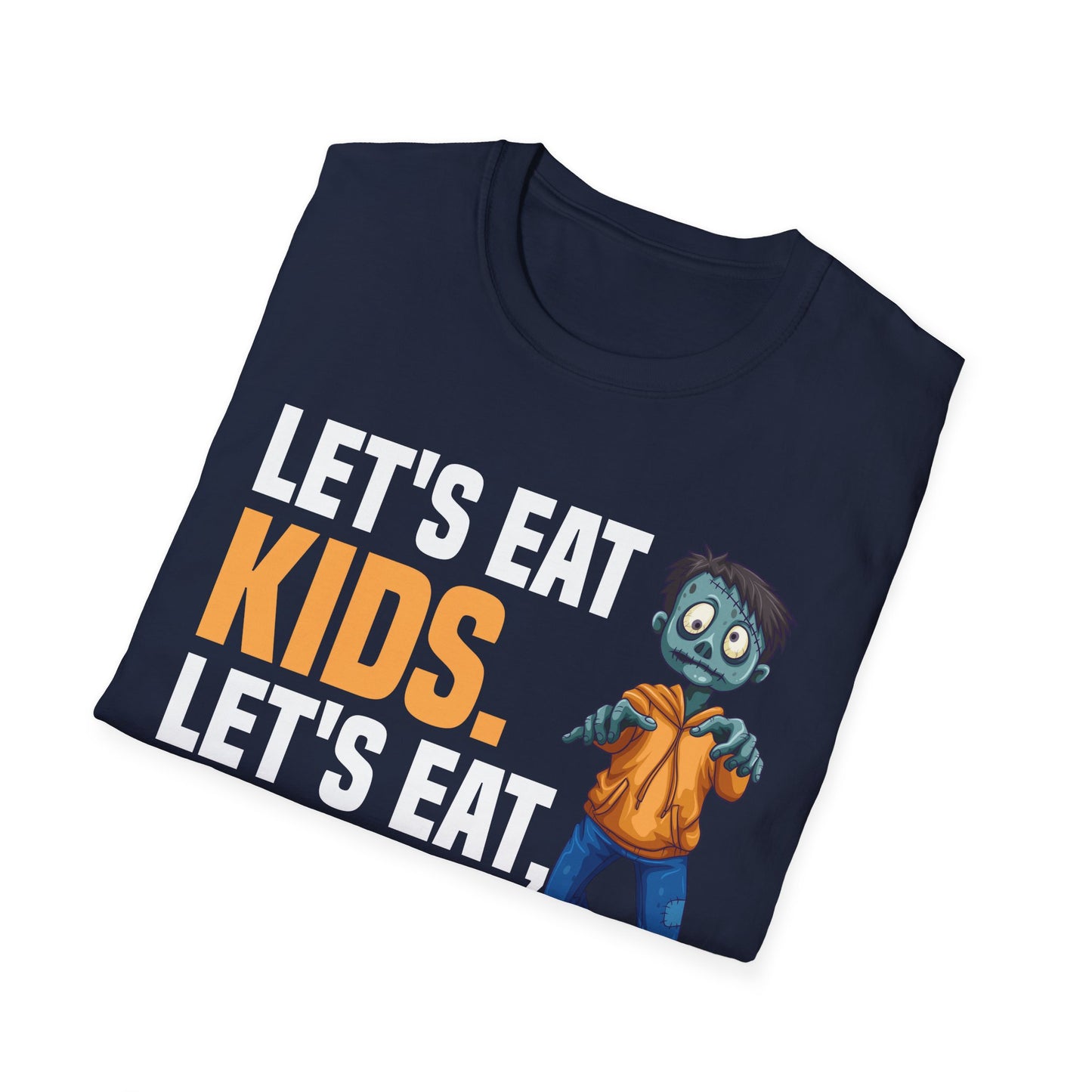 Funny Lets Eat Kids Humor Funny Halloween Teacher Grammar T-Shirt Men Women