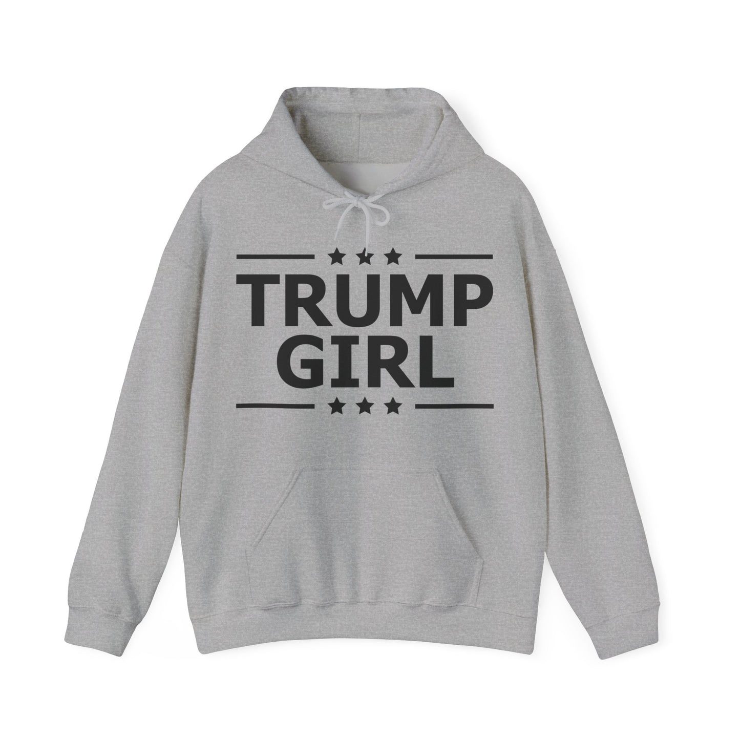 Cute Trump Girl Republican US Flag 2024 Vintage Vote Hoodie