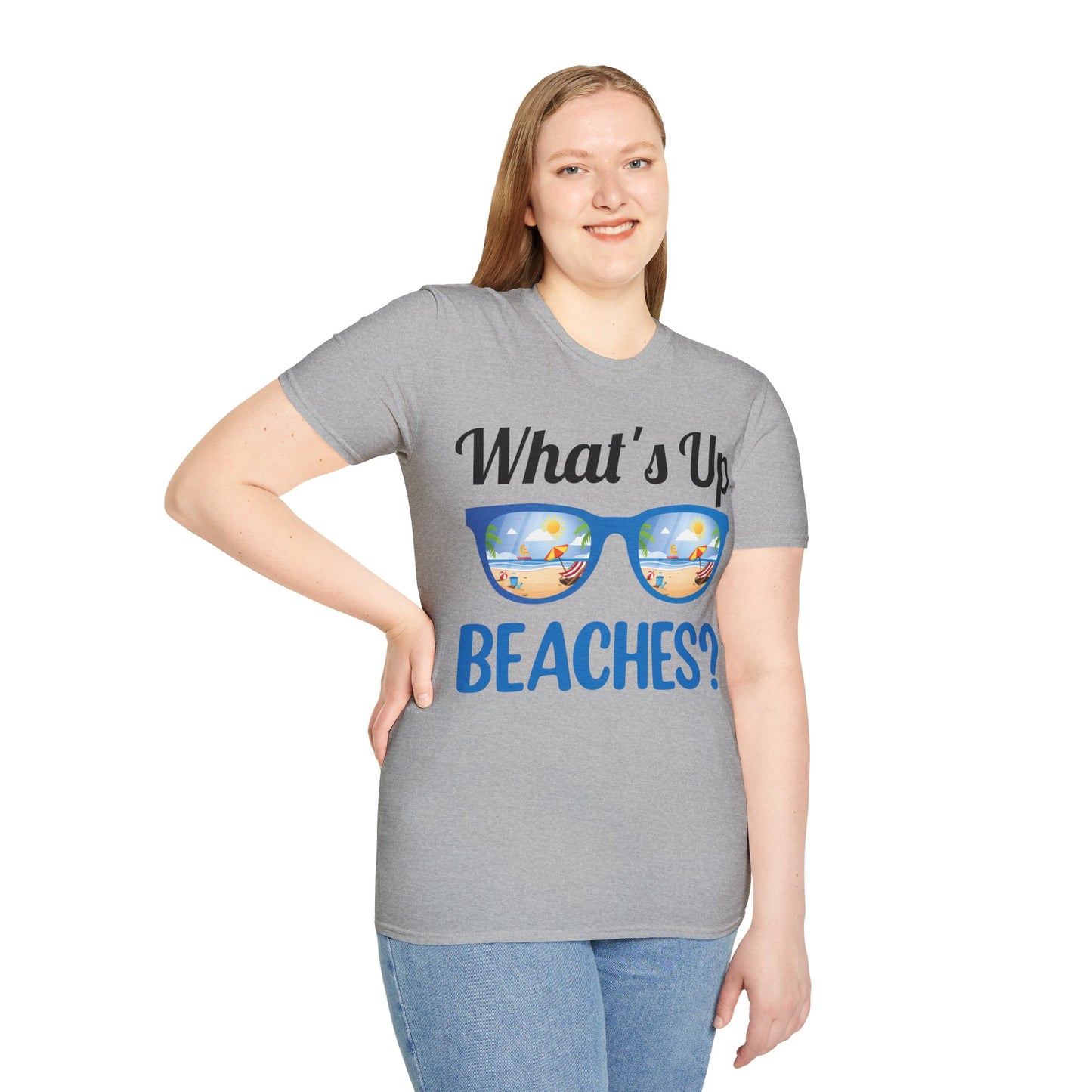 Funny What's Up Beaches Gifts Fathers Day Beach Vacation Summer T-Shirt