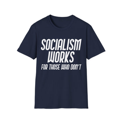 Anti Communism Entrepreneur Capitalist Gift Anti-Socialism Workaholic T-Shirt