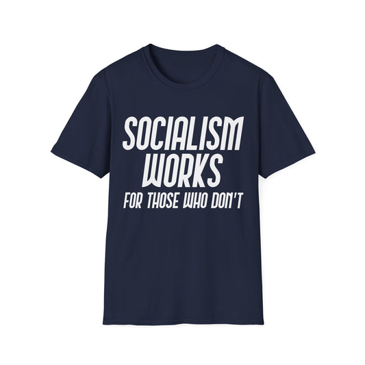 Anti Communism Entrepreneur Capitalist Gift Anti-Socialism Workaholic T-Shirt