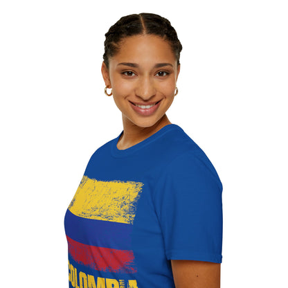 Colombia Columbian Flag Outfit T-Shirt For Men Women T-Shirt