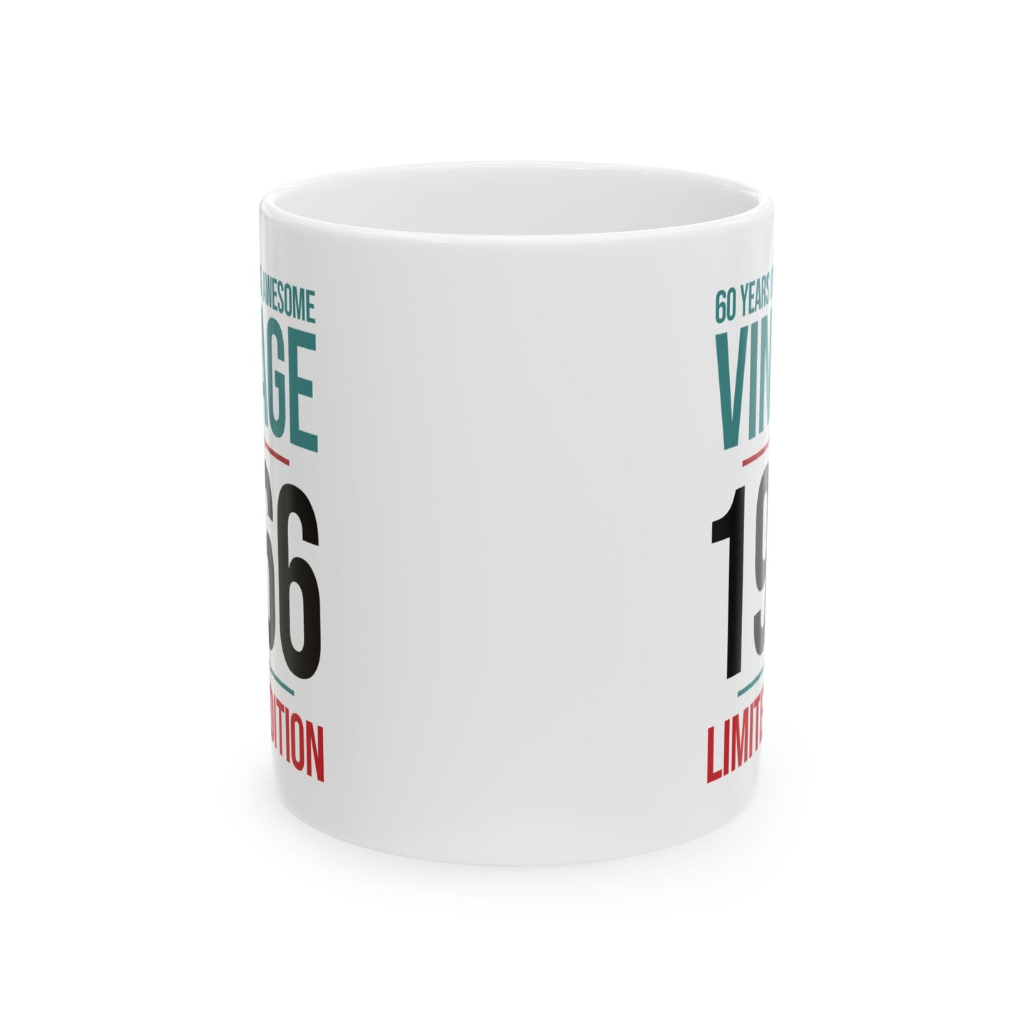 60 Year Old Gifts Vintage 1966 60 Years Awesome 60th Birthday Coffee Mug