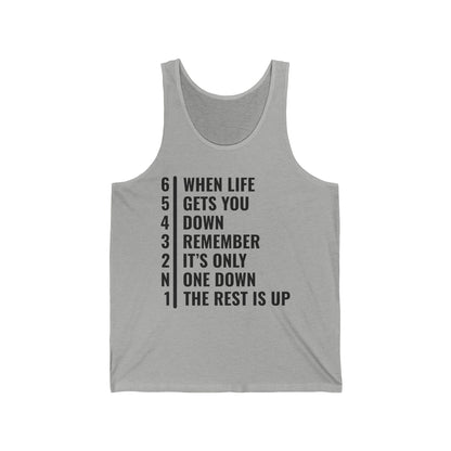 Funny Biker When Life Gets You Down Motorcycle Gear Rider Motercross Tank Top For Men Women Tank Top