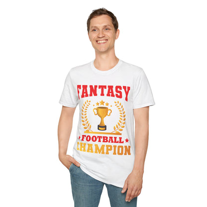 Funny Fantasy Football League Champion Footballer T-Shirt Men Women