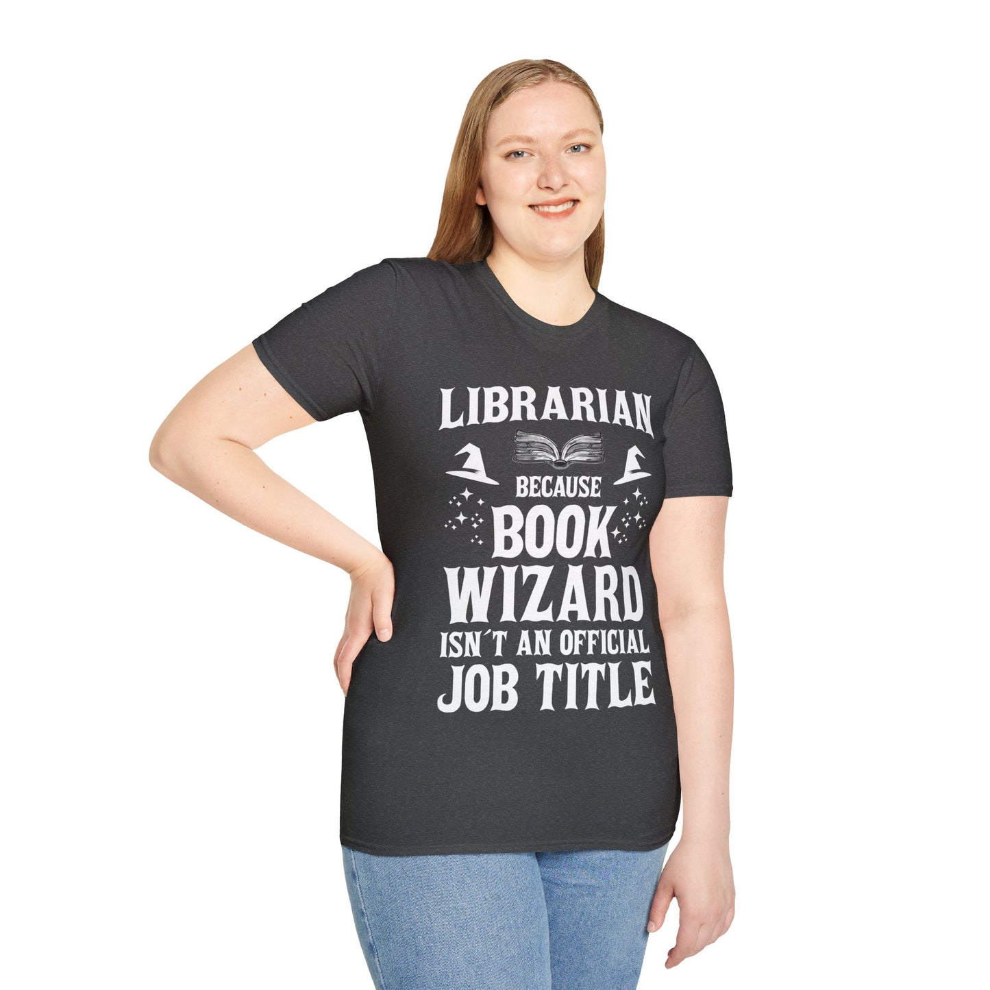 Cool Librarian Book Wizard Art For Men Women Read Library Book Lovers T-Shirt