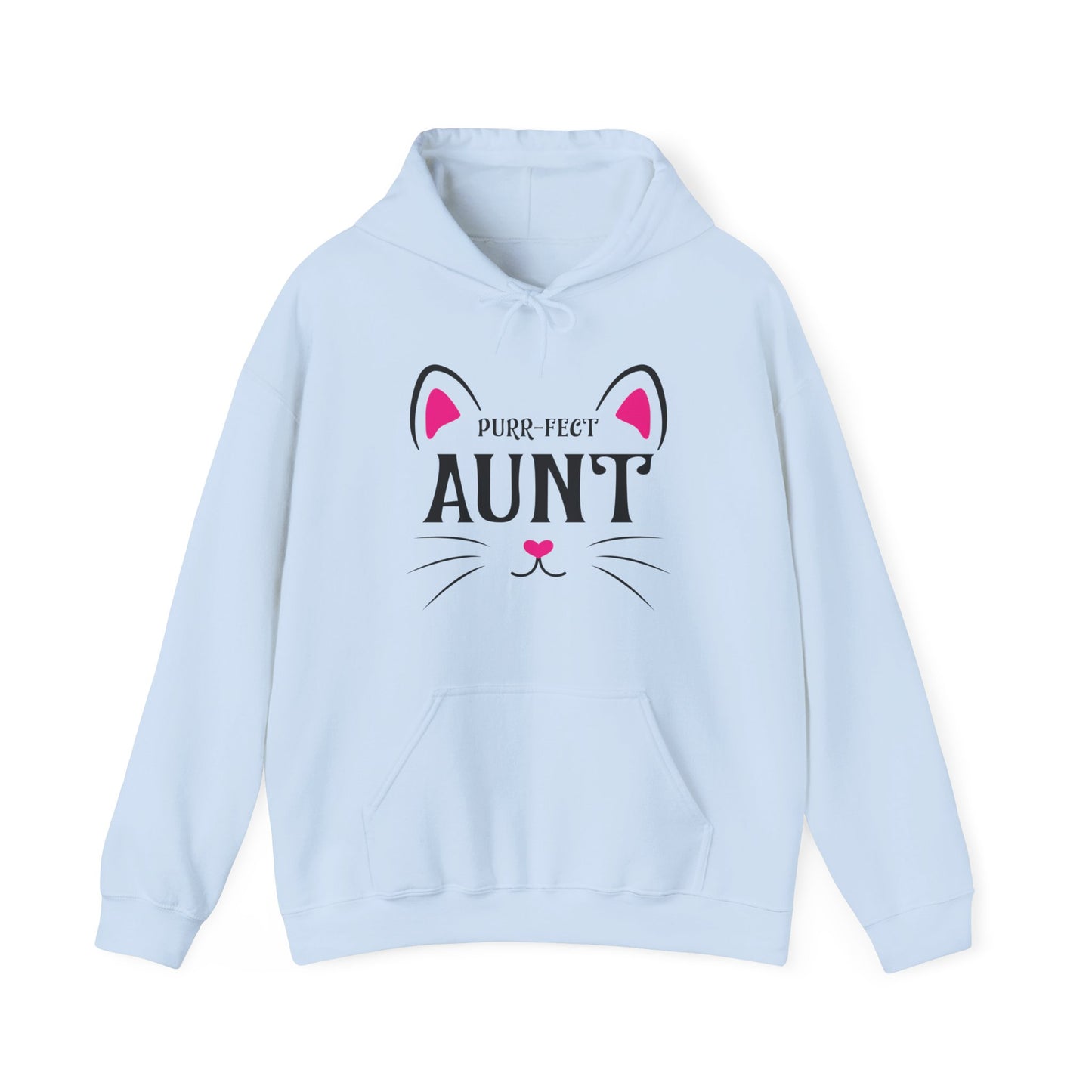 PURR-FECT Aunt Funny Cat Lover Cute Funny Kitten Hoodie Gift For Men Women Hoodie