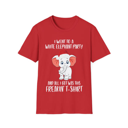 I Went To A Party And All I Got White Elephant Christmas Fun T-Shirt Gift Exchange Contest T-Shirt