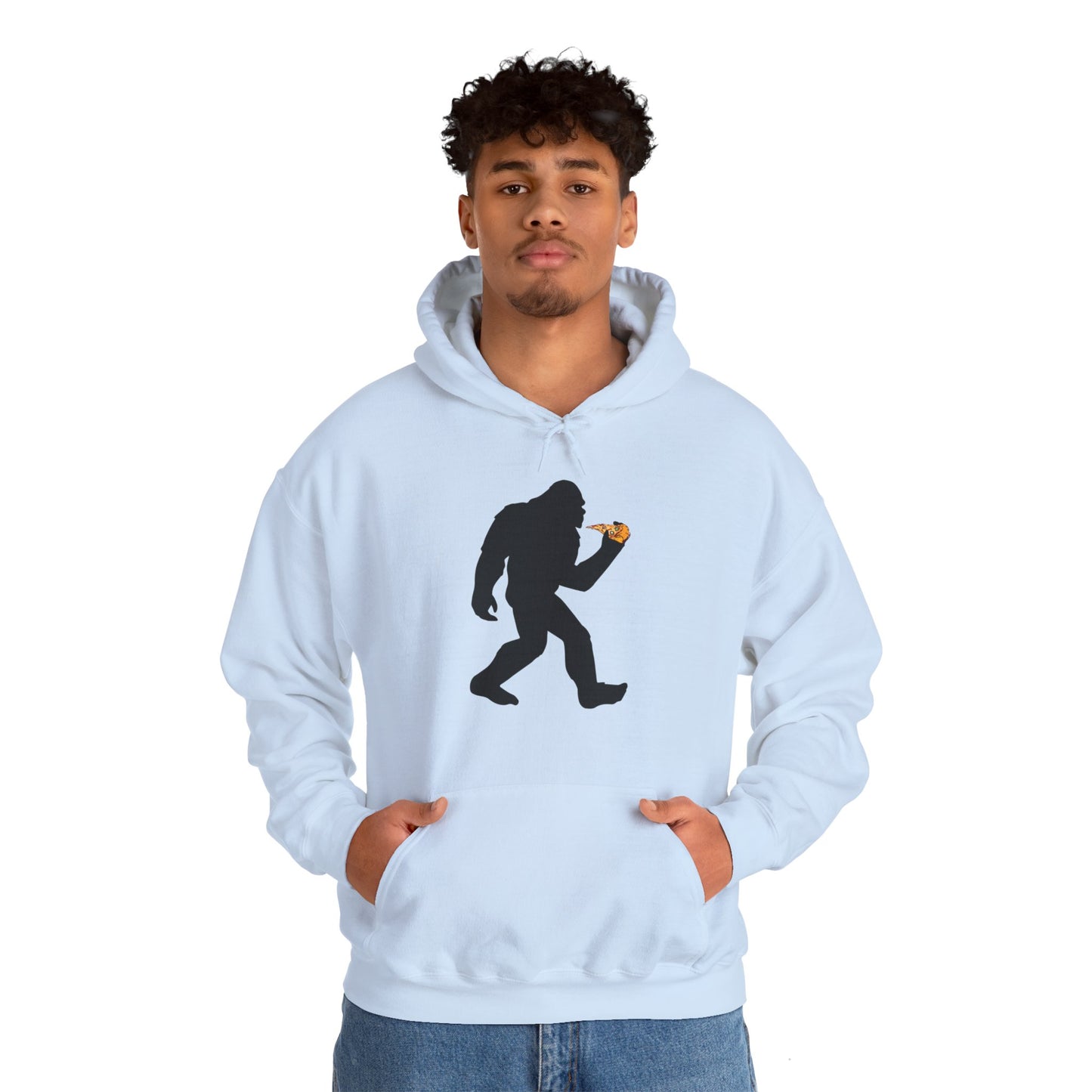 Funny Bigfoot Pizza Food Lovers Foodie Gifts Pepperoni Hoodie Men Women