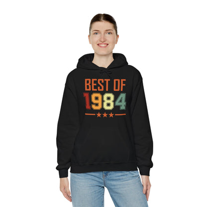 Funny Vintage Best of 1984 40 Year Old Gift 40th Birthday Hoodie For Men Women Hoodie