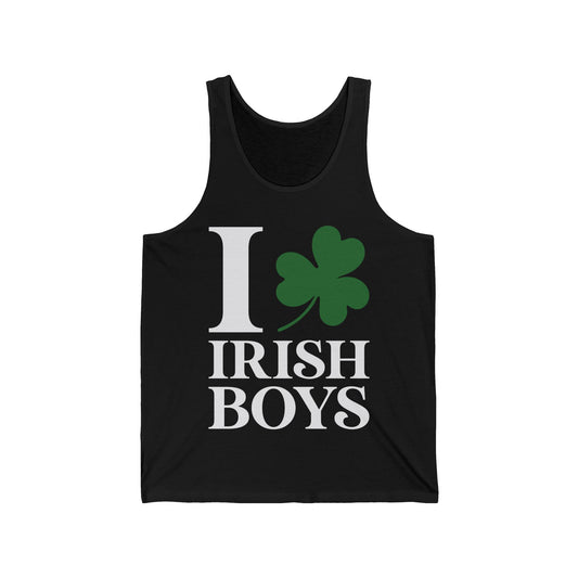 Funny I Love Irish Boys Shamrock St Patricks Day Tank Top For Men Women Tank Top