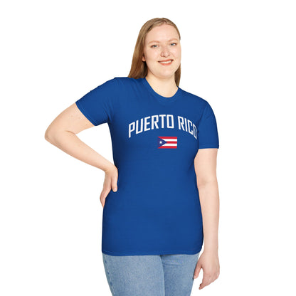 Puerto Rico Flag Retro Text T-Shirt