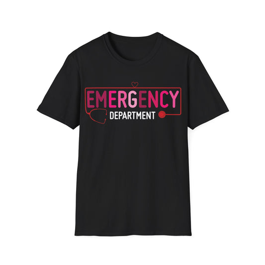 Emergency Department Emergency Room Healthcare Nursing Nurse T-Shirt For Men Women T-Shirt