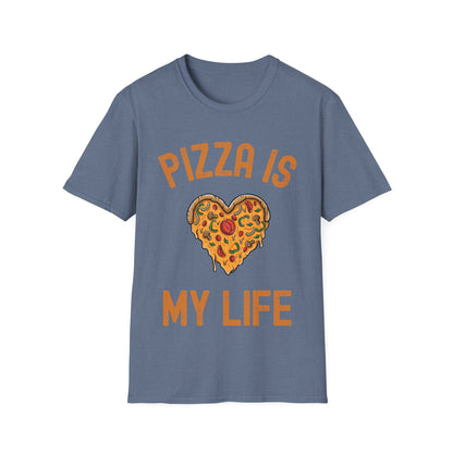 Funny Pizza Is My Life Food Lovers Foodie T-Shirt Men Women