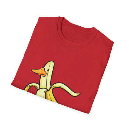 Funny Banana Duck. Anthropomorphic Vegetarian Pet Vegan Fruit Bird Animal