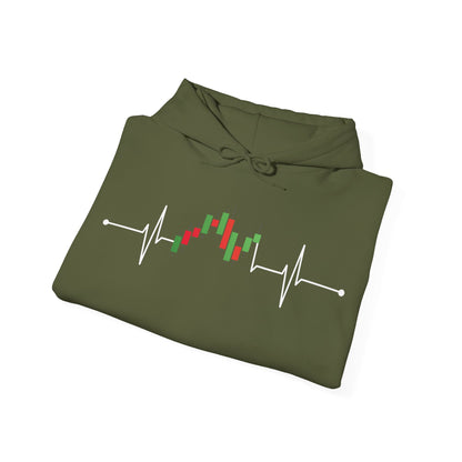 Stock Investor Heartbeat Stocks Traders Gift Hoodie For Men Women