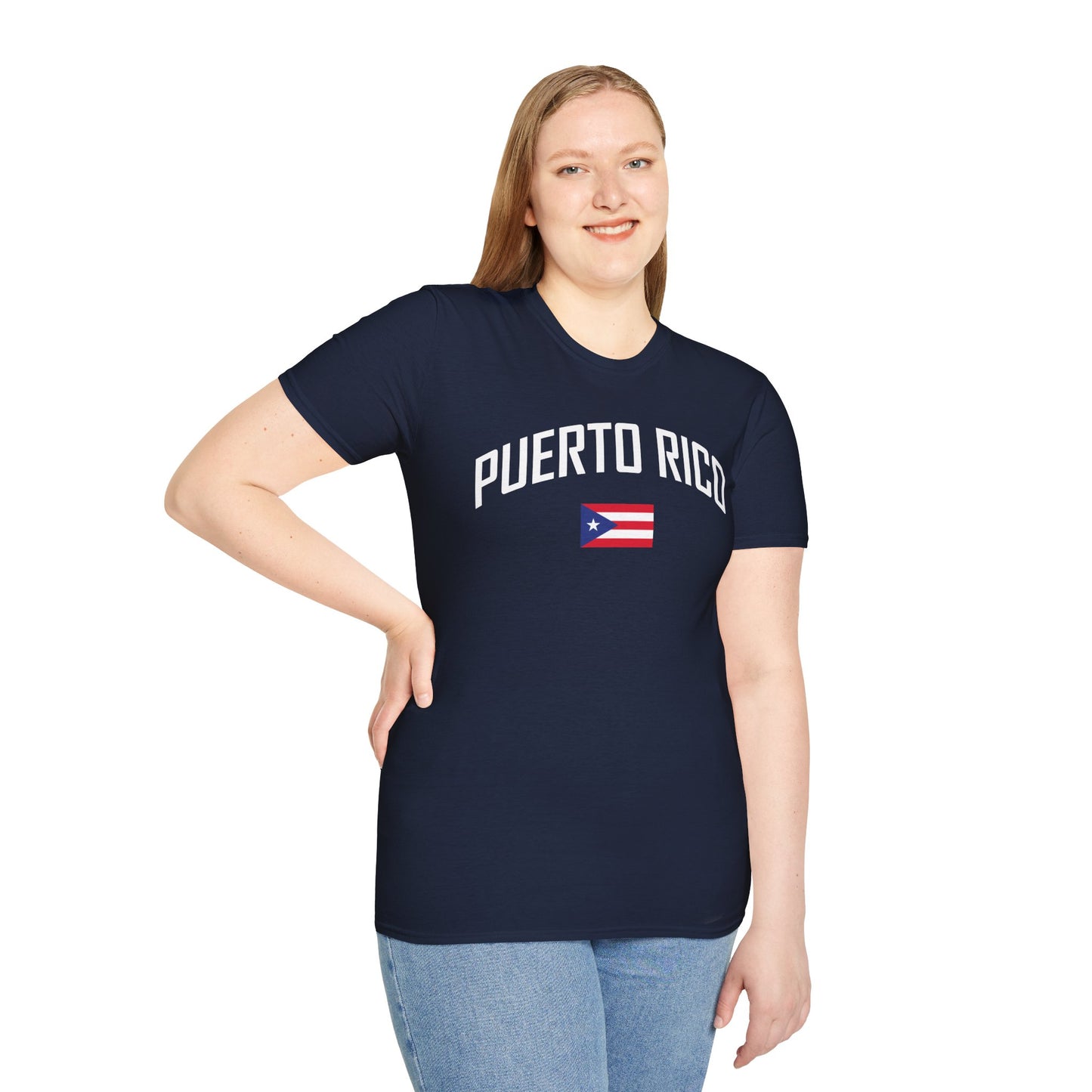 Puerto Rico Flag Retro Text T-Shirt