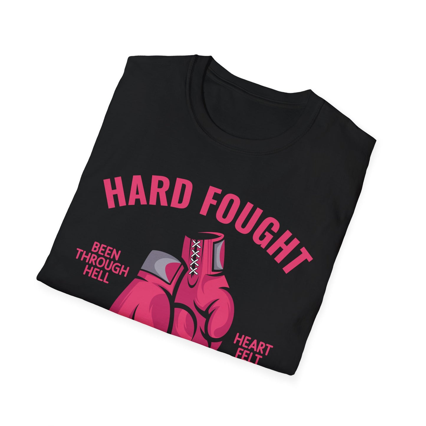 Hard Fought Hallelujah Praise Jesus Lake Christian T-Shirt For Men Women