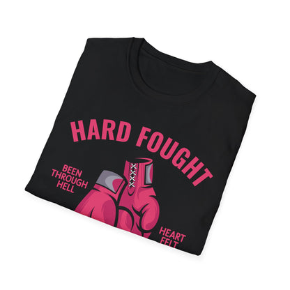 Hard Fought Hallelujah Praise Jesus Lake Christian T-Shirt For Men Women