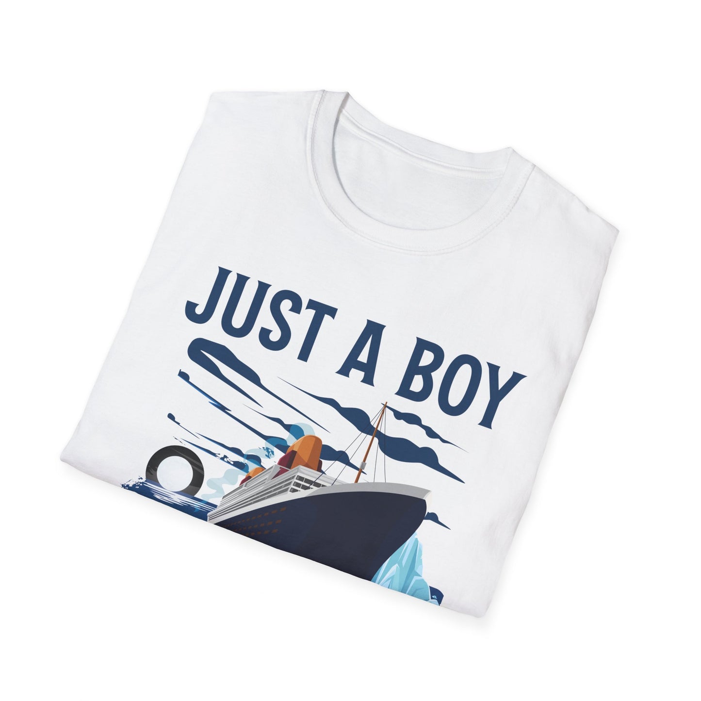 Just A Boy Who Just Loves The Rms Titanic Cruise Ship T-shirt For Men Women