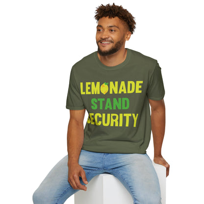 Funny Lemonade Stand Security Summer T-Shirt For Men Women T-Shirt