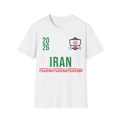 Iran Soccer Tee Flag Football Shirt Gift USA 2026 T-Shirt