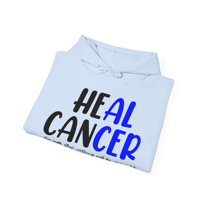 Colon Cancer Faith Bible Verse CRC Awareness Support Heal Family Hoodie For Men Women