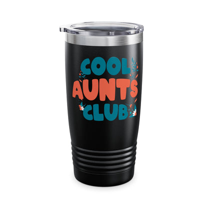 Cool Aunts Club Groovy Retro Smile Aunt Auntie Funny Mother's Day Tumbler