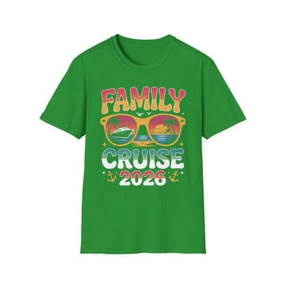 Family Cruise 2026 Summer Vacation Matching Family Cruise T-Shirt For Men Women