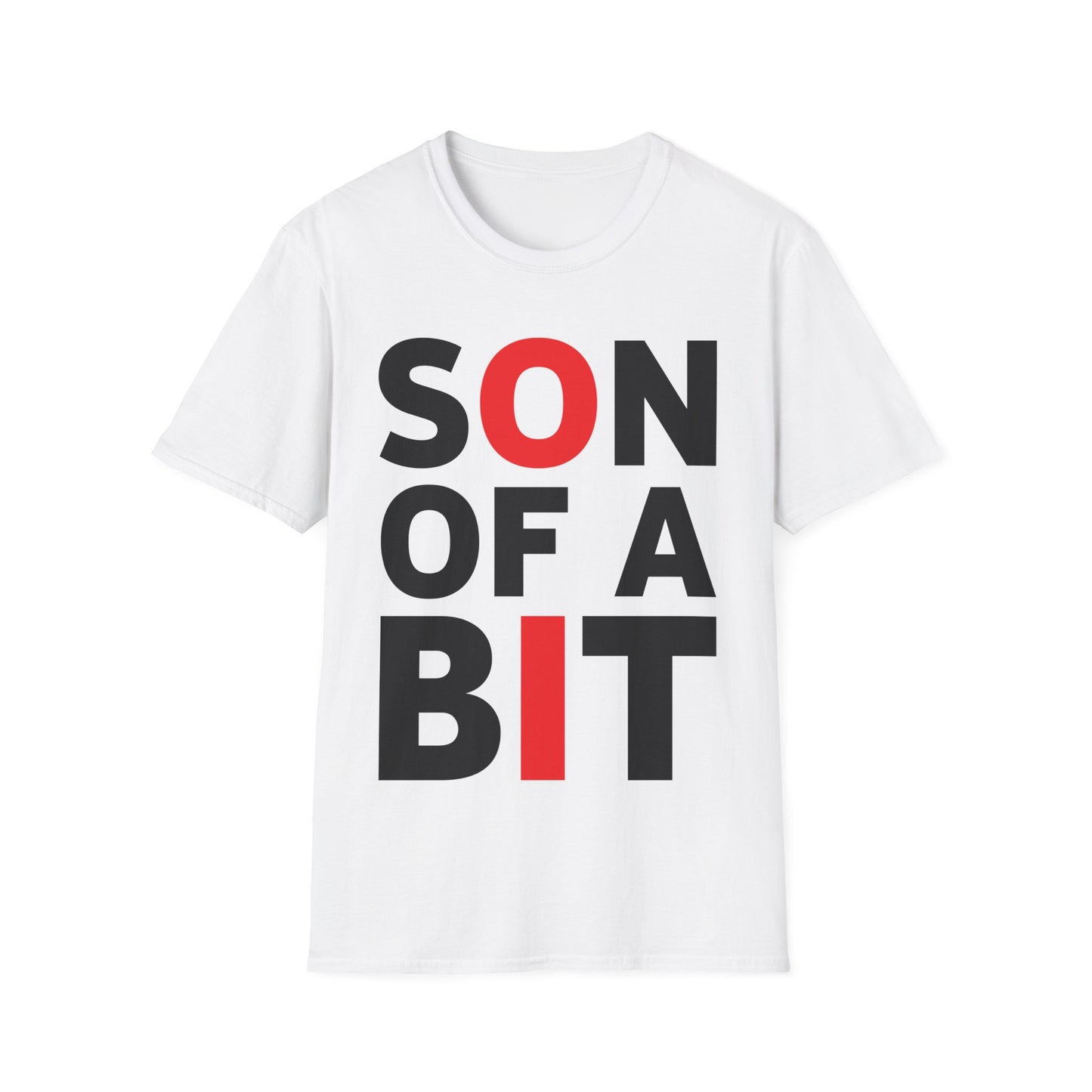 Son Of A Bit Computer Science Binary Code IT Tech Programmer T-Shirt