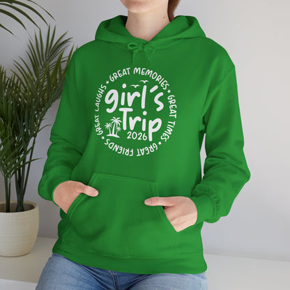 Girl's Trip 2026 Memories Friends Trip Matching Vacation Hoodie For Men Women Hoodie