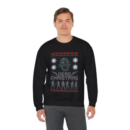 Inspired Merry Christmas The Walking Zombie Face Ugly Funny Dead Christmas Sweatshirt Jumper Xmas Sweater