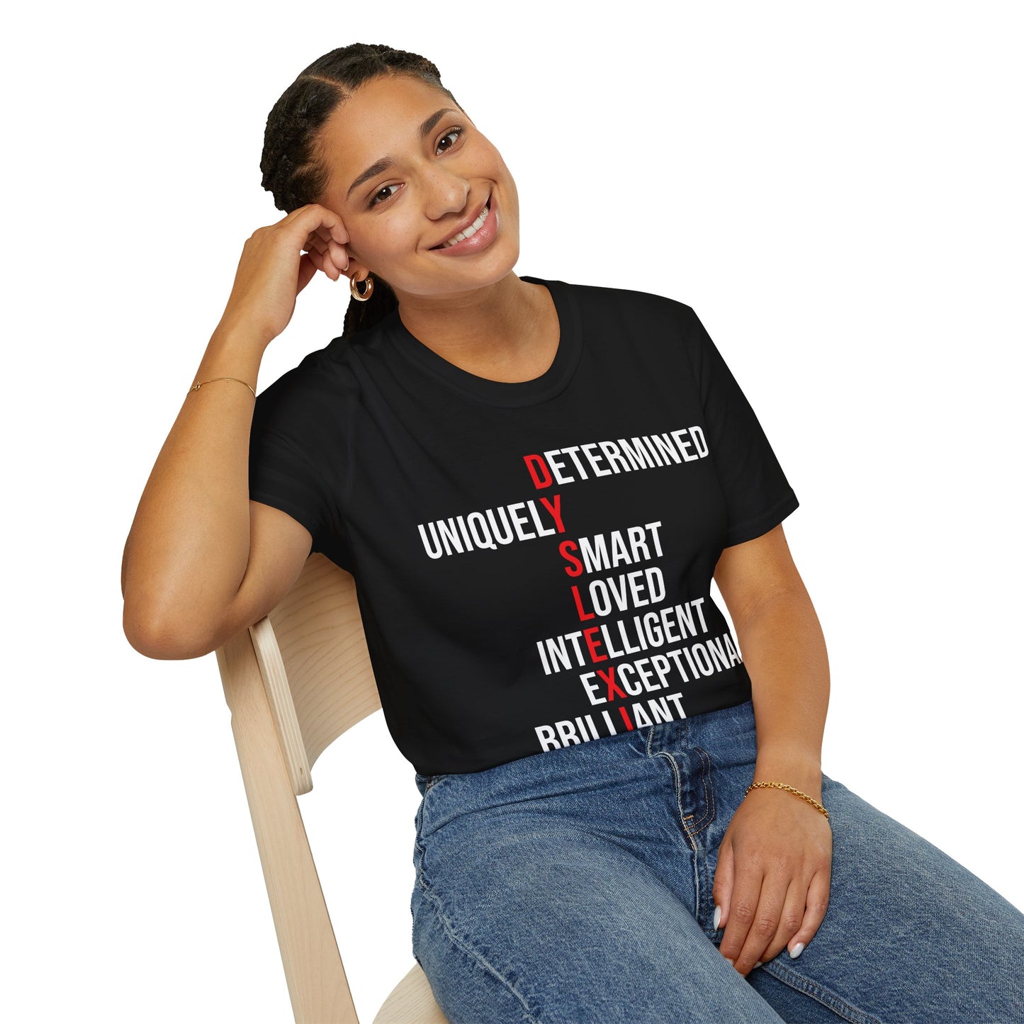 Dyslexia Awareness Teacher Therapist Unique Dyslexic Reading Therapy T-Shirt Men Women