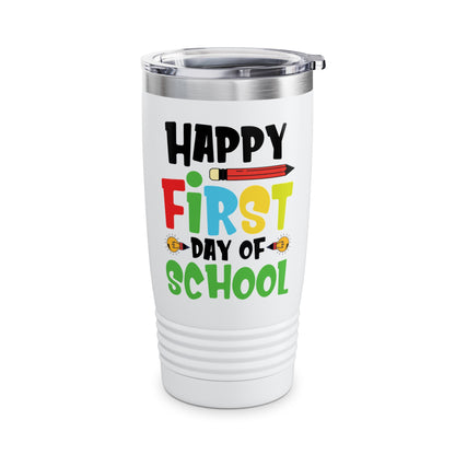 Happy First Day of School Teacher Student Back to School  Tumbler