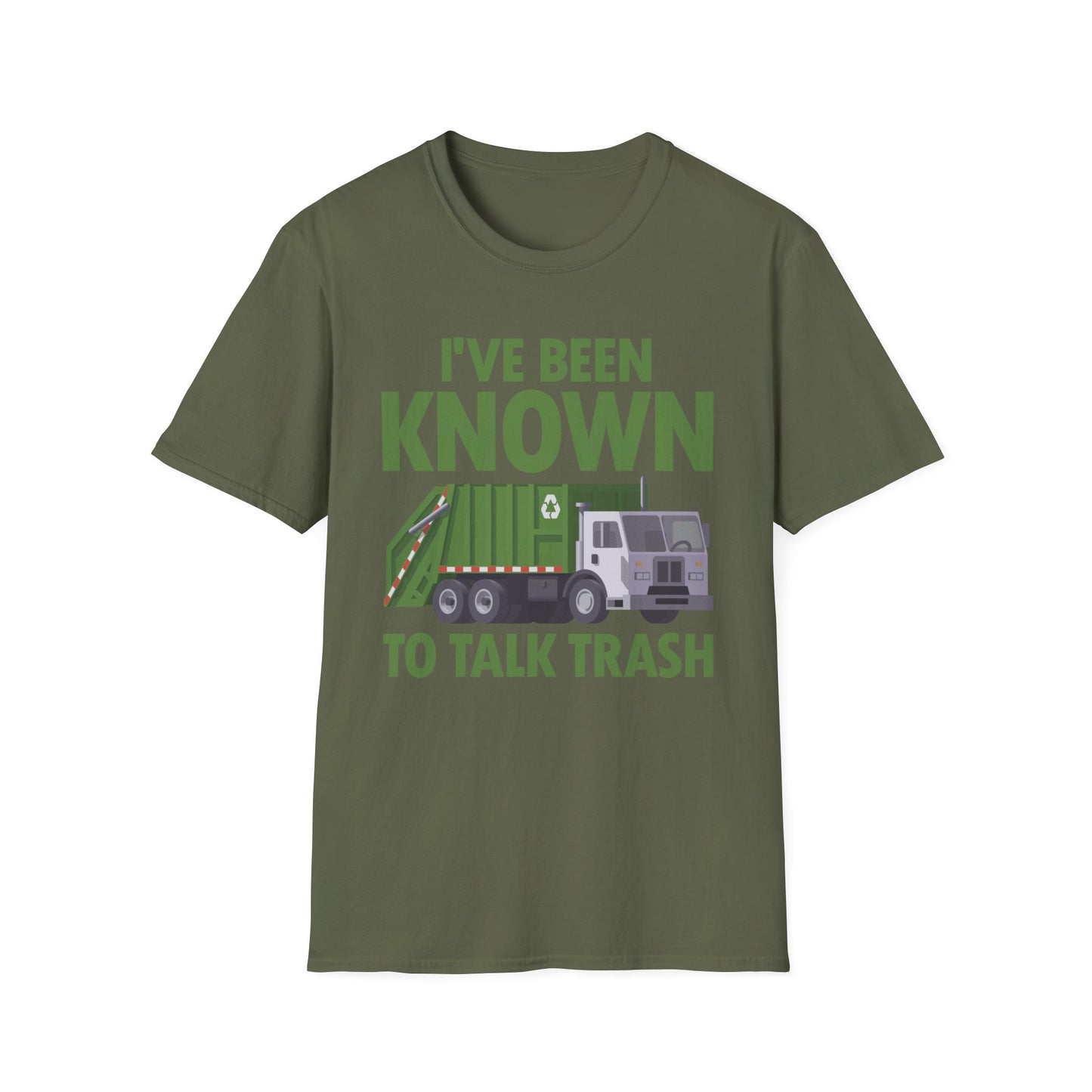 Funny Talk Trash Garbage Truck for Sanitation Worker  T. shirt