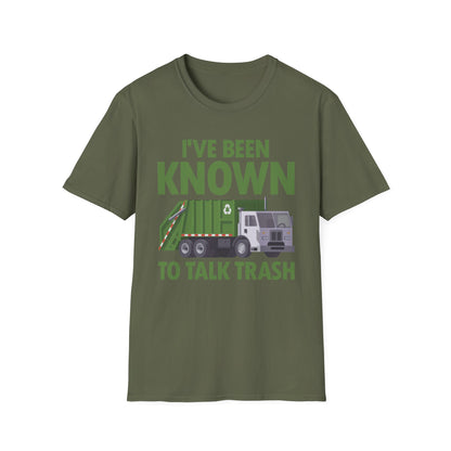 Funny Talk Trash Garbage Truck for Sanitation Worker  T. shirt