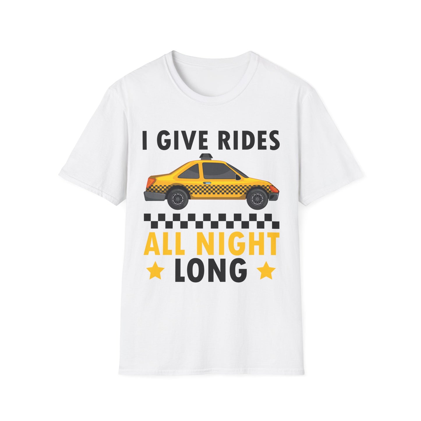 Funny Taxi Driver Driving Cab Taxicab Cabdriver Chauffeur Cabbie T-Shirt For Men Women T-Shirt