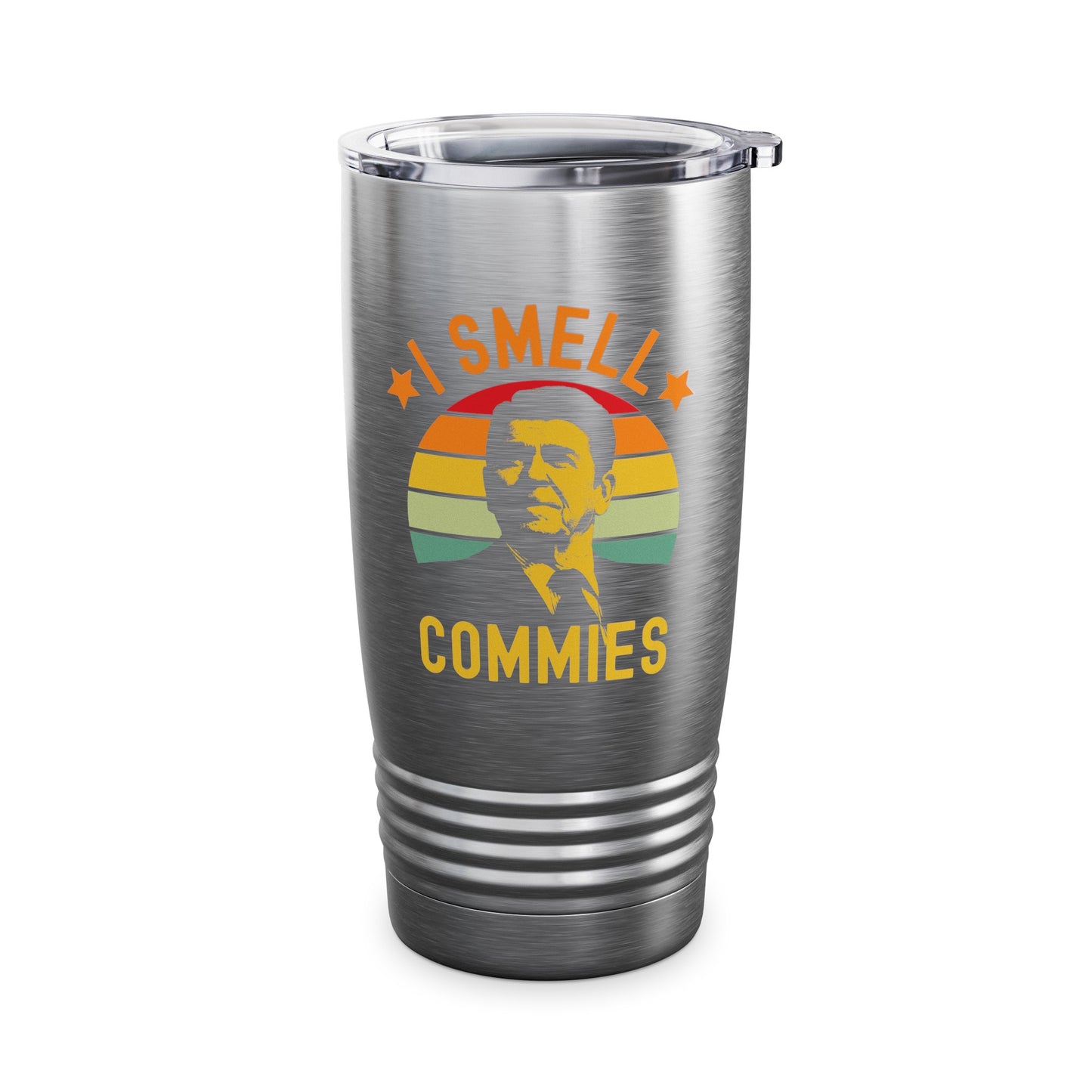 Funny Ronald Reagan I Smell Commies Political Humor Reagan President Tumbler For Men Women