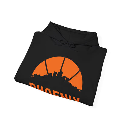 Phoenix Skyline Basketball B-Ball Arizona City Retro Hoodie For Men Women