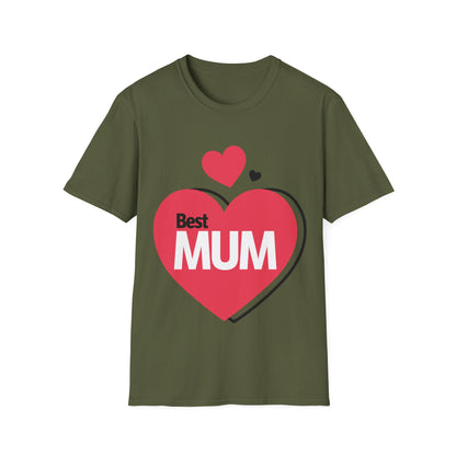 Best Mum Hearts Mothers Day Mom Gift T-Shirt