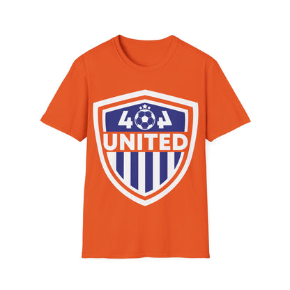 Funny 404 United Atlanta Soccer Badge Jersey T-Shirt For Soccer Lover Men Women T-Shirt