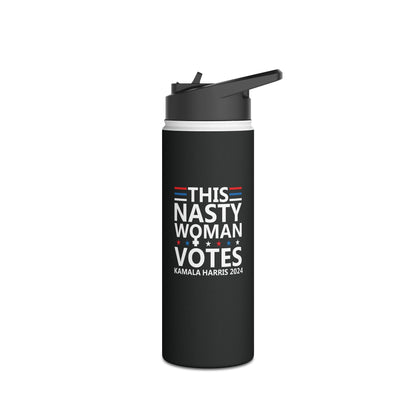 This Nasty Woman Votes Biden Harris 2024 Feminist Election Water Bottle