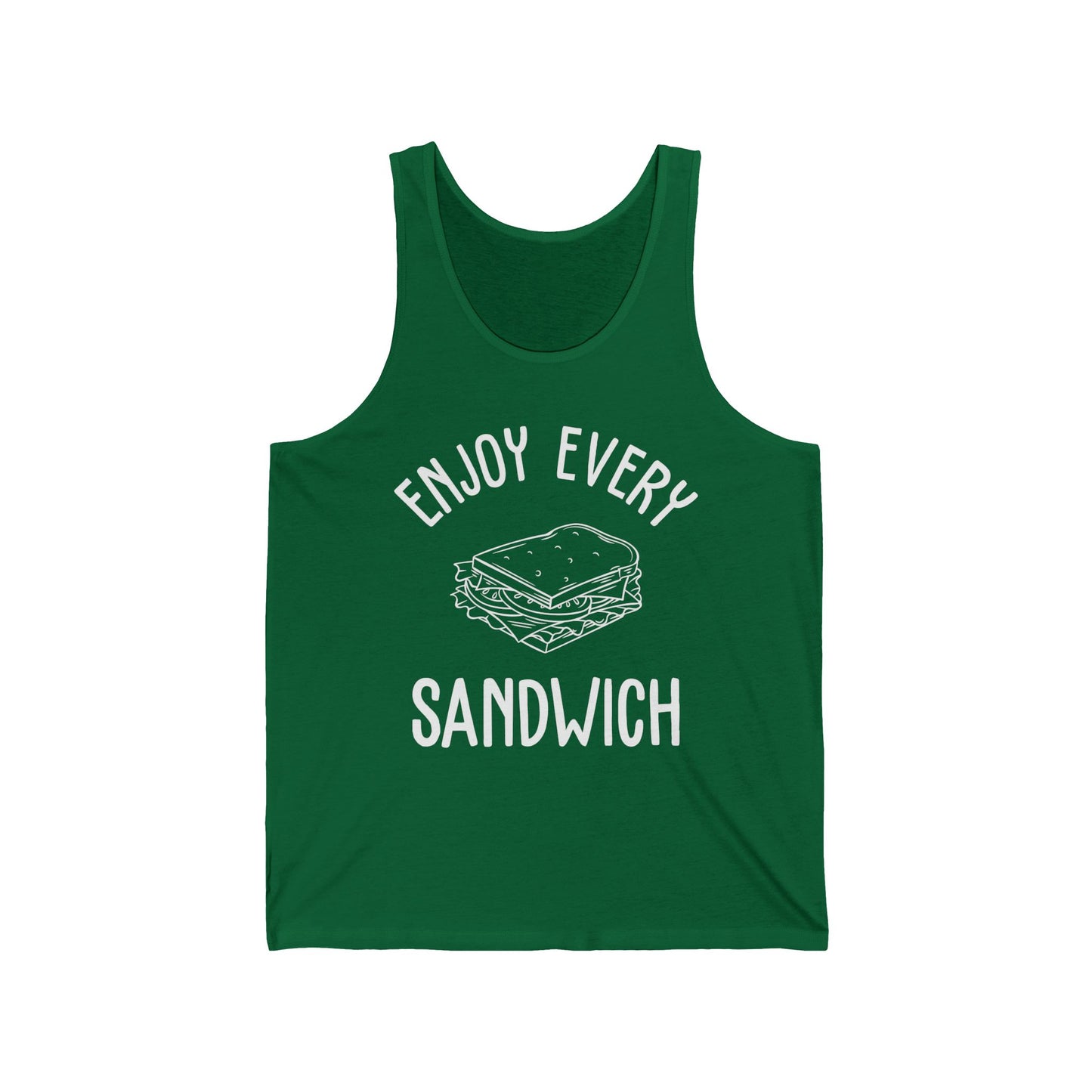 Enjoy Every Sandwich Top For Women Men Food Cute Foodie Tank Top