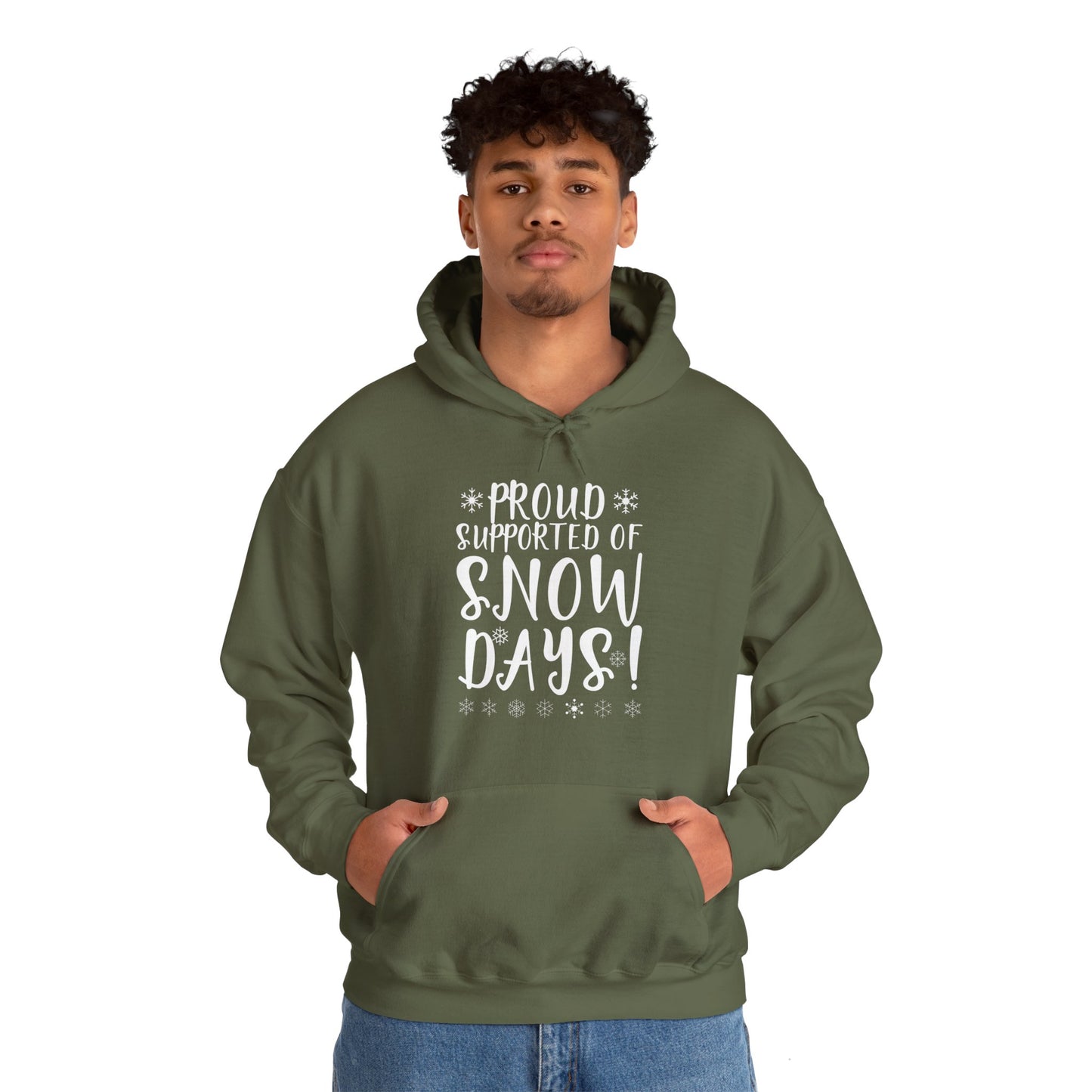 Proud Supporter Of Snow Days Vintage Christmas Holiday Funny Xmas Hoodie For Men Women Hoodie