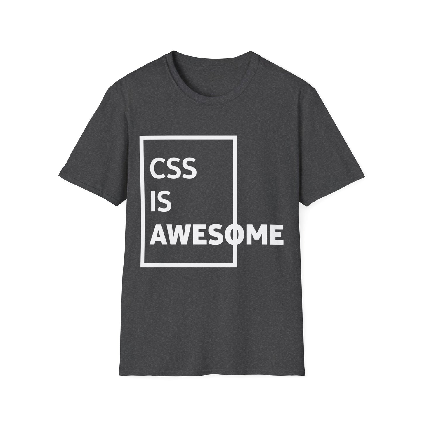 CSS Is Awesome Programmer Web Front End Developer Tshirt