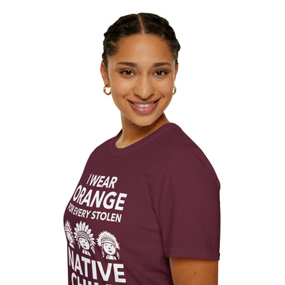 I Wear Orange for Every American Native Child Indian Pride T-Shirt for Men Women